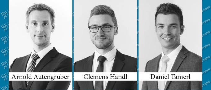 Arnold Autengruber, Clemens Handl, and Daniel Tamerl Make Partner at CHG Czernich