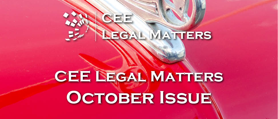 Waxing Poetic: October 2019 Issue of CEE Legal Matters is Out Now!